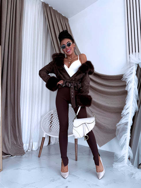 Choco, LUX legingi ar šķēlumiem LM1173